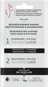 Dr. Scheller Regenerierende Mandel Gesichtsmaske & Augenmaske 2 x 5 ml