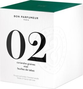 BON PARFUMEUR Candle 02 Seed Of Coriander, Honey, Tobacco Leaf Duftkerze 180 g