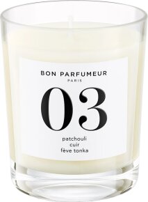 BON PARFUMEUR Candle 03 Patchouli, Leather, Tonka Bean Duftkerze 180 g