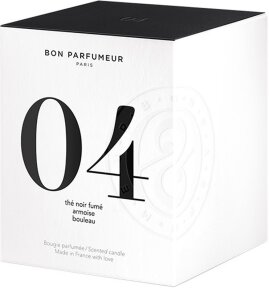 BON PARFUMEUR Candle 04 Black Tea, Mugwort, Birch Duftkerze 180 g