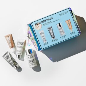 INSTYTUTUM Flawless Glow Kit Melting Cleanser 20ml, Resurfacing Glow Toner 50ml, Resurfacing Peel 20ml, C-Illuminating 3D Moisturizer 15ml 1Stk.