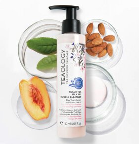 TEAOLOGY Peach Tea Milk-to-Oil Double Cleanser 150 ml