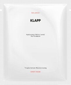 Klapp Cosmetics Triple Action Moisturizing Sheet Mask 3 Stk.