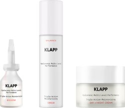 Klapp Cosmetics Triple Action Moisturizing Power Trio Set 1 Stk.