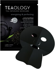 Ihr Geschenk - TEAOLOGY Black Tea Miracle Face And Neck Mask Tuchmaske 1 Stk.