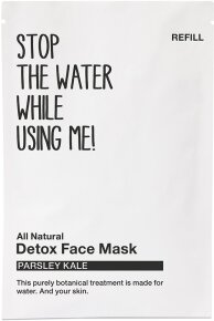 Stop The Water While Using Me! All Natural Parsley Kale Detox Face Mask Refill Sachet 50 ml