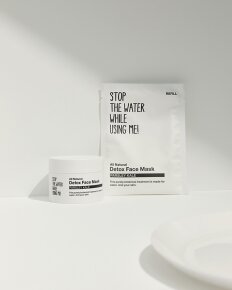 Stop The Water While Using Me! All Natural Parsley Kale Detox Face Mask Refill Sachet 50 ml