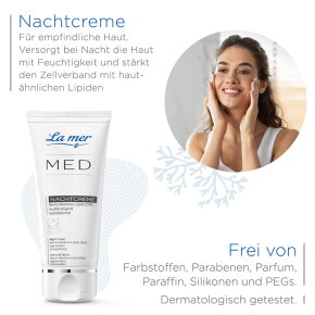 La mer Cuxhaven Med Nachtcreme (parfümfrei) 50 ml