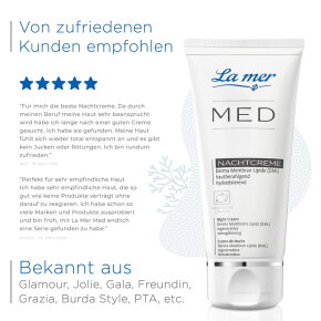 La mer Cuxhaven Med Nachtcreme (parfümfrei) 50 ml