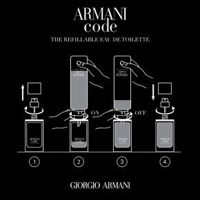 Giorgio Armani Code Homme Eau de Toilette (EdT) Refill 150 ml