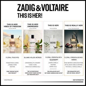 Zadig & Voltaire This is Her! Undressed Eau de Parfum (EdP) 50 ml