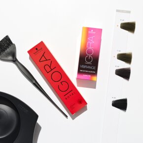 Schwarzkopf Igora Vibrance Cools 4-33 Mittelbraun Matt Extra 60 ml