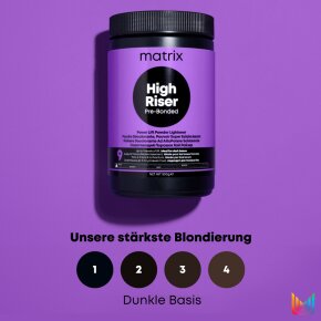 Matrix Higher Riser Pre-Bonded Blondierung 9 Stufen Aufhellung 500 g