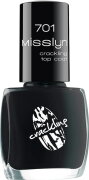 Misslyn Crackling Top Coat 701 Black 10 ml