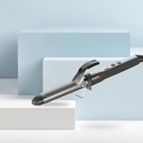 BaByliss Pro Frisiereisen Digital Titanium Turmalin schwarz 25 mm (BAB2273TTE)