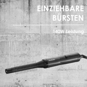 BaByliss Pro Warmluftbürste Magic StylAir Einziehbare Borsten 18 mm 140 Watt (BAB663E)
