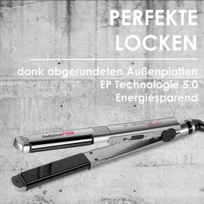 BaByliss Pro Glätteisen Ultra Curl EP - silber-grau (BAB2071EPE)