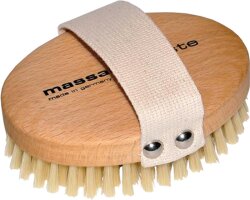 Keller Profi-Massagebürste, rund, Naturborsten