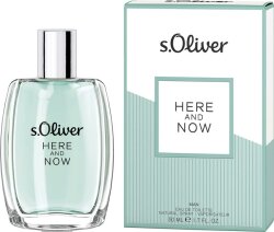 s.Oliver Here and Now Men Eau de Toilette (EdT) 50 ml