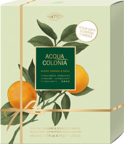 Aktion - 4711 Acqua Colonia Blood Orange & Basil Set (EdC100/Kerze)