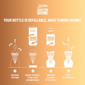 Jean Paul Gaultier Gaultier Divine Eau de Parfum (EdP) Refill 200 ml