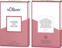 s.Oliver Here and Now Woman Eau de Toilette (EdT) 50 ml