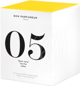 BON PARFUMEUR Candle 05 Green Fig, Myrrh, Cedar Duftkerze 180 g