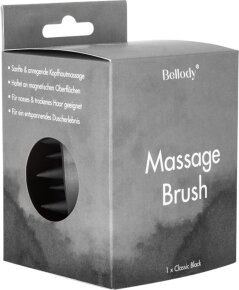 Bellody® Kopfmassagebürste 1 Stück Classic Black