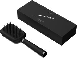 Bellody® - Patentierte Haarbürste mit Selbstreinigungsfunktion (1 Stück - Classic Black)