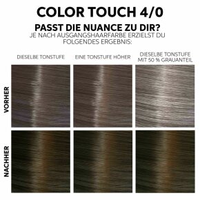 Wella Professionals Color Touch Fresh-Up-Kit 130 ml Pure Naturals 4/0