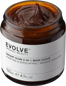 Evolve Organic Beauty Radiant Glow 2-In-1 Mask Scrub 120 ml