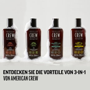 American Crew 3 in 1 Ginger & Tea Shampoo, Conditioner & Body Wash 450 ml