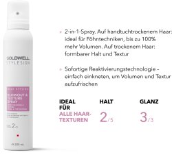 Goldwell Stylesign Heat Styling Föhn- & Textur-Spray 200 ml