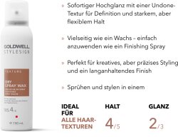 Goldwell StyleSign Texture Trockenes Spray Wachs 150 ml