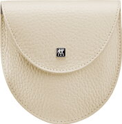 Ihr Geschenk - ZWILLING Kleines, beiges Etui aus Leder (Druckknopf)