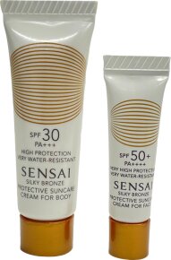 Ihr Geschenk - SENSAI Silky Bronze Protective Suncare Cream Sample Set