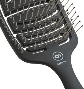 Olivia Garden Essential Care Flex Thick Hair Bristles Matt Black 1 Stk.