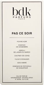 BDK Pas Ce Soir Eau de Parfum (EdP) 100 ml