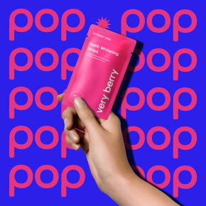 Smilepen Pop Teeth Whitening Strips Very Berry