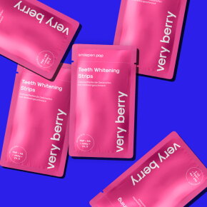 Smilepen Pop Teeth Whitening Strips Very Berry