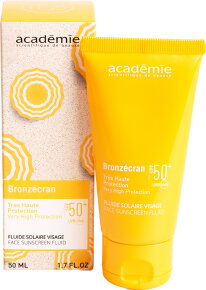 Académie Bronzécran Fluide Solaire Visage SPF 50+ 50 ml