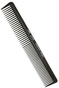 Hercules Sägemann Wolf 37 Antibacterial A 604 Schwarz Haarschneidekamm 7 1/2 Zoll