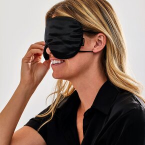 Philip B Silky Smooth Sleep Mask ( Black) 1 Stk.