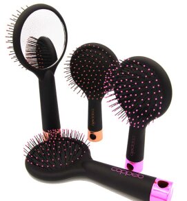 Coppelo black rainbow pink Large Brush