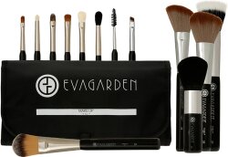 Eva Garden Make-Up-Pinsel-Set mit Tasche