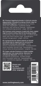ZWILLING Beauty Nagelhautschneider matt gold 1 Stk.