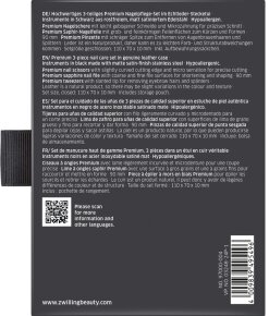 ZWILLING Beauty Nagelpflege Set Leder schwarz 3-teilig 1 Stk.