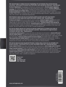 ZWILLING Beauty Nagelpflege Set Leder schwarz 5-teilig mit Nagelknipser 1 Stk.