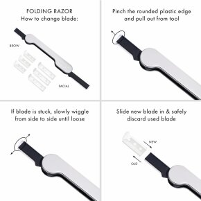 Tweezerman Brow & Facial Grooming Kit 1 Stk.