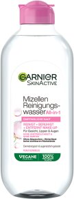 Garnier SkinActive Mizellen Reinigungswasser All-in-1 für empfindliche Haut Gesichtswasser 400ml